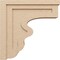 Ekena Millwork 7"W x 28"D x 28"H Thin Highland Rough Cedar Woodgrain TimberThane Corbel, Primed Tan CORUR07X28X28HLDRCPR - alternate 6